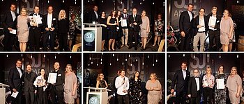 Fotocollage mit Eindrücken bei der Verleihung des SO!APART-Awards 2019